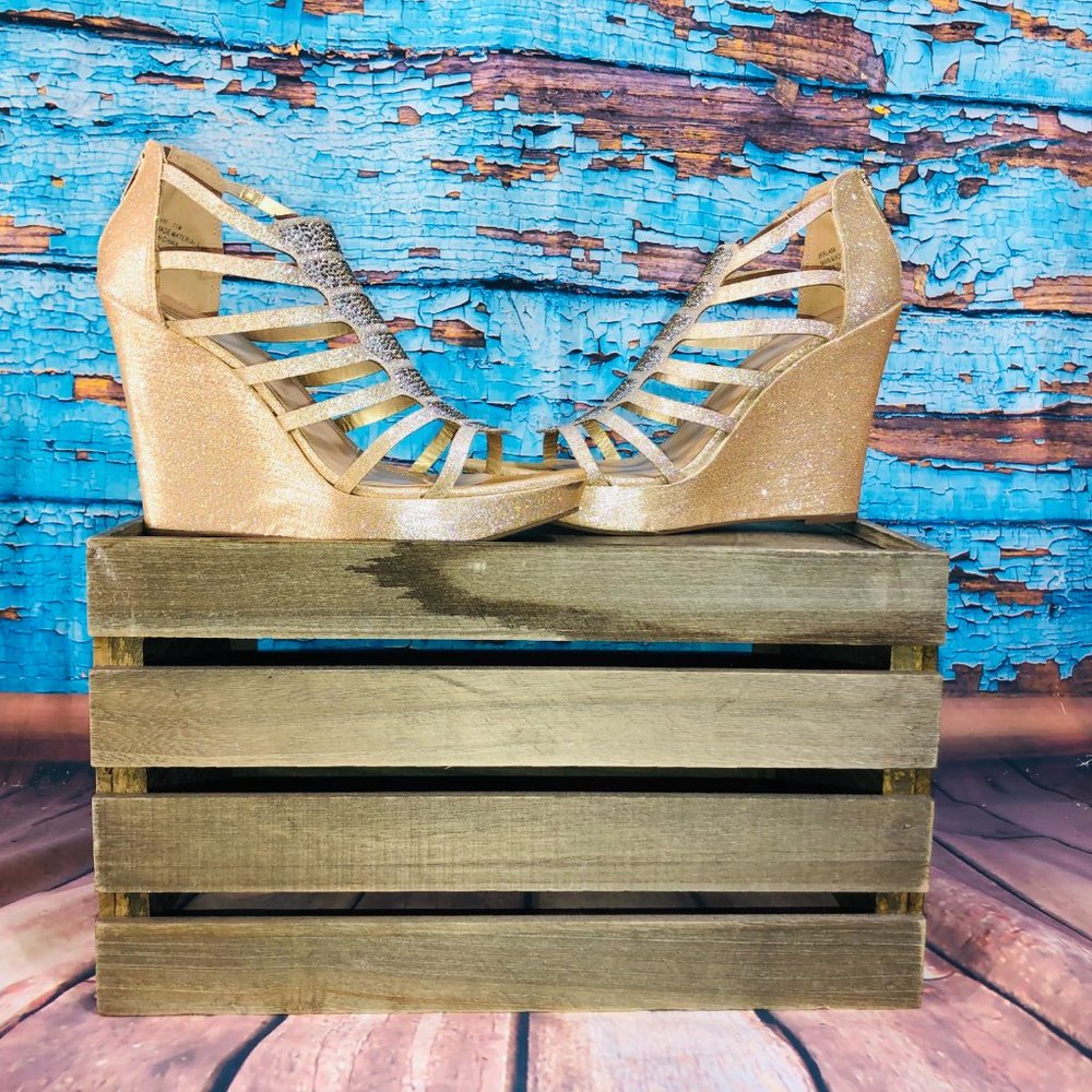 GOLD PLATFORM GLITTER